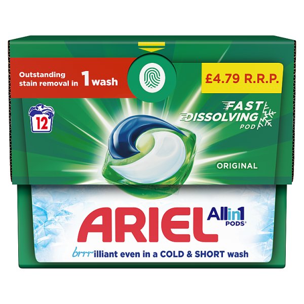 Ariel Original 3In1 Pods Washing Capsules 27 Wash